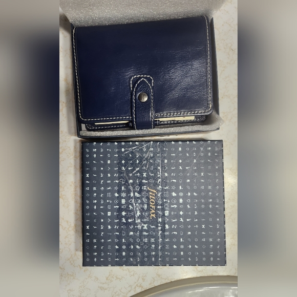 Blue FiloFax Malden Mini - Picture 3 of 8